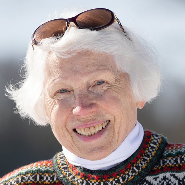 An active independent living resident of RiverWoods Exeter in Exeter, New Hampshire.
