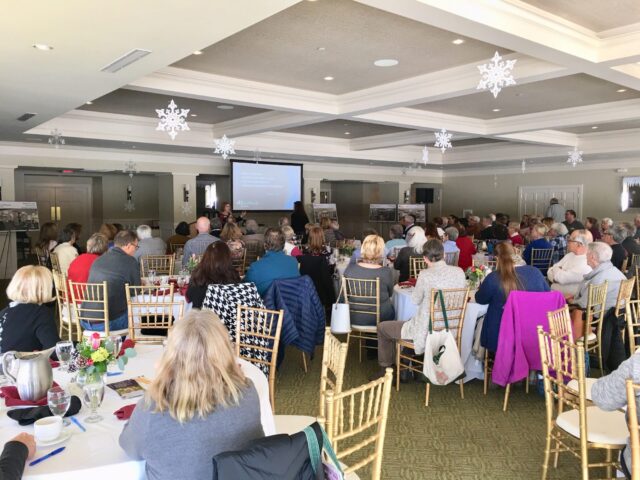 Guests attending luncheon