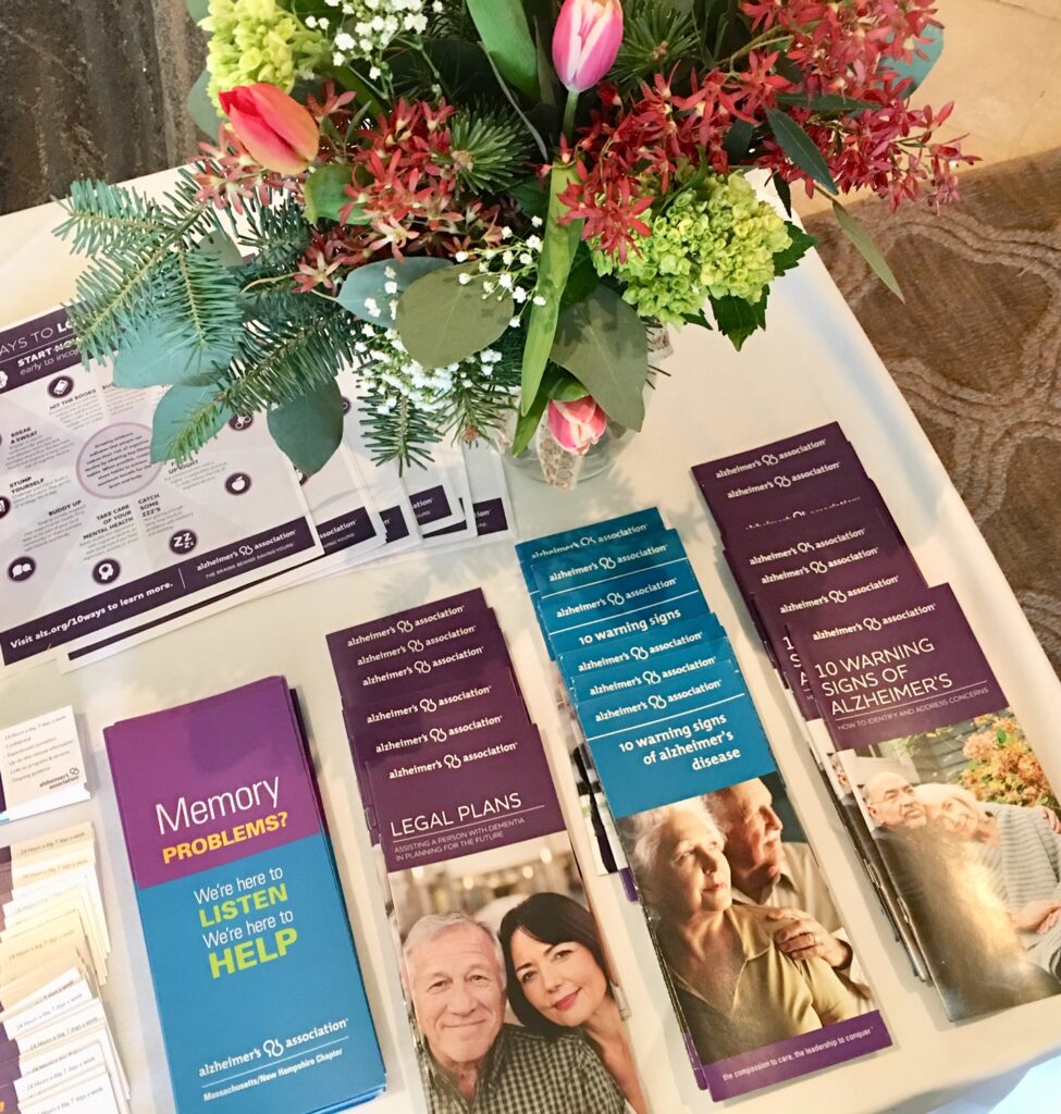 Brochures about Alzheimer's Disease